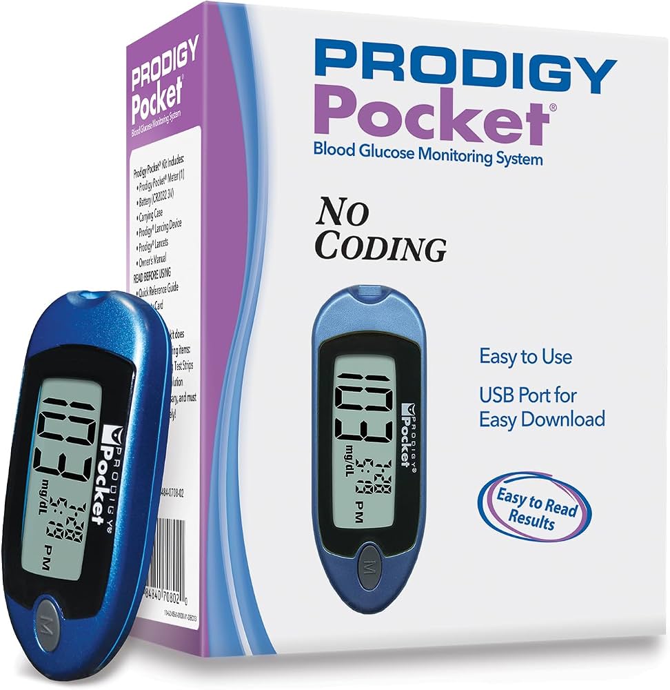 PRODIGY Pocket® – No Code Portable Glucometer