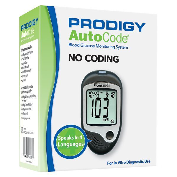 PRODIGY AutoCode® – No Code Talking Glucometer