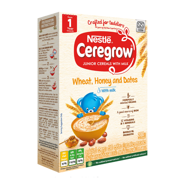 Nestle Ceregrow Honey&Dates from 1-3 Years 200G